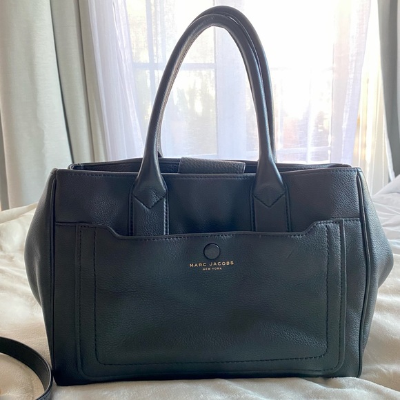 Marc Jacobs Black Leather Tote - Picture 2 of 4